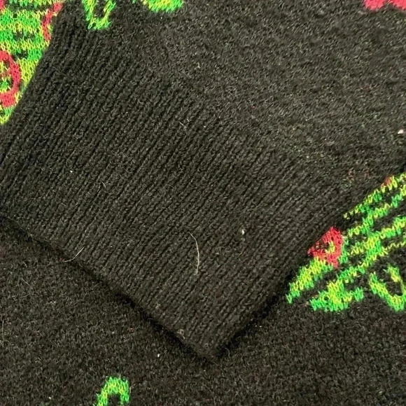 [M]  The Rail mens long crew neck xmass tree print sweater - Picture 7 of 10